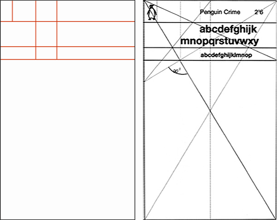 Designs showing two versions of the completed Marber grid