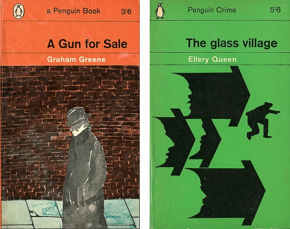 two 1960s Penguins showing application of Marber grid