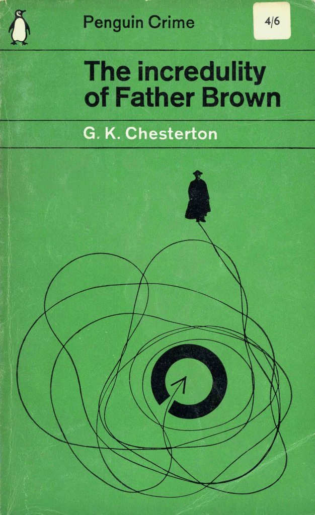 drawing of maze and Father Brown